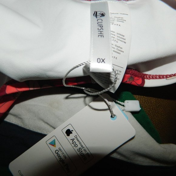 Cupshe Olivia Floral Cutout Plus Size One Piece Swimsuit Size OX (HH-4) - Picture 6 of 7